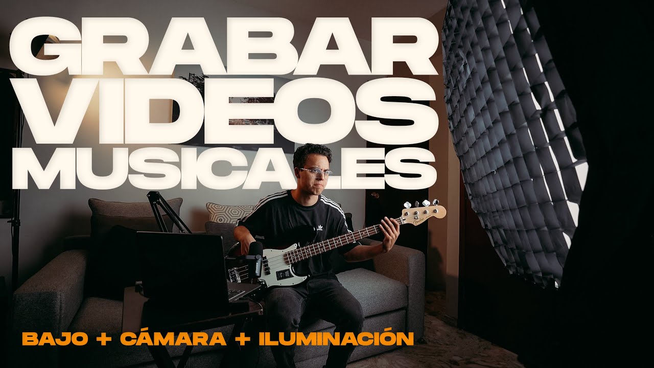 &iquest;C&oacute;mo GRABAR un COVER PROFESIONALMENTE? 🎸 Mi SETUP para hacer VIDEOS de YOUTUBE 🎥