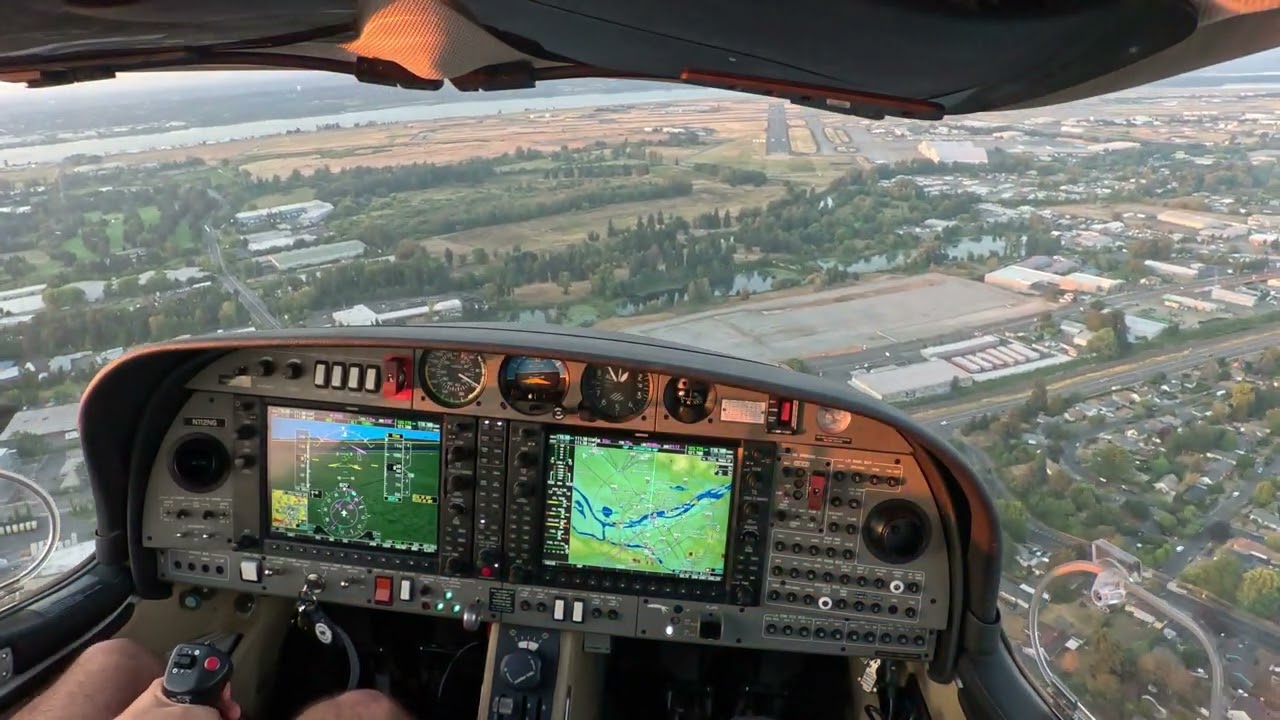 DA42-VI VFR flight KHIO to KPDX