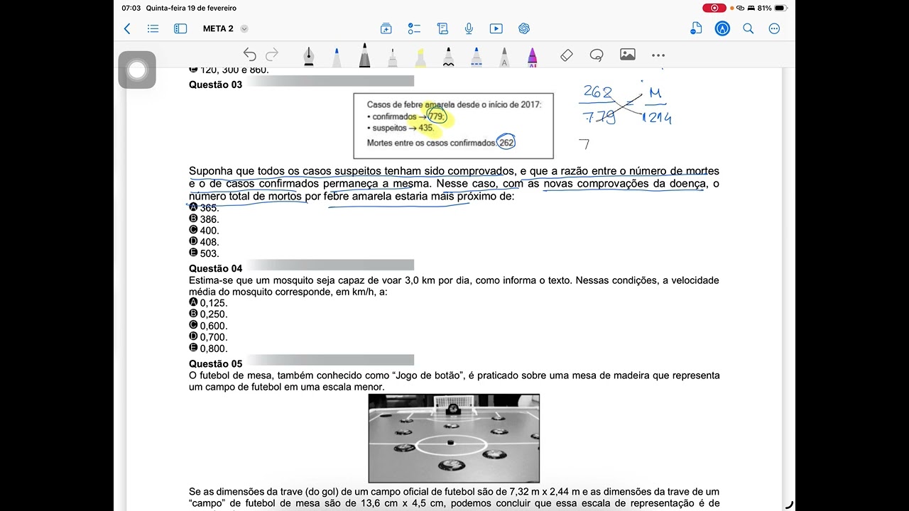 Q3 Suponha que todos os casos suspeitos tenham sido comprovados, e que a razão entre o númer