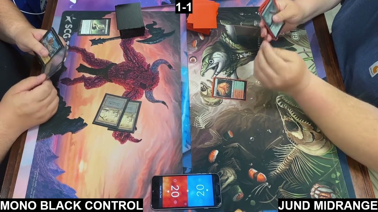 Pauper - Mono Black Control VS Jund Midrange