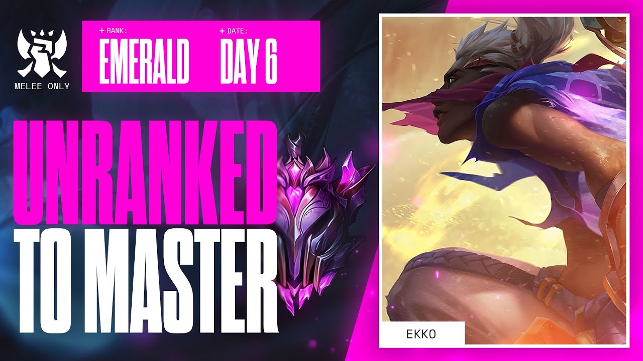 EDUCATIONAL UNRANKED TO MASTER MELEE MIDS ONLY - DAY 6