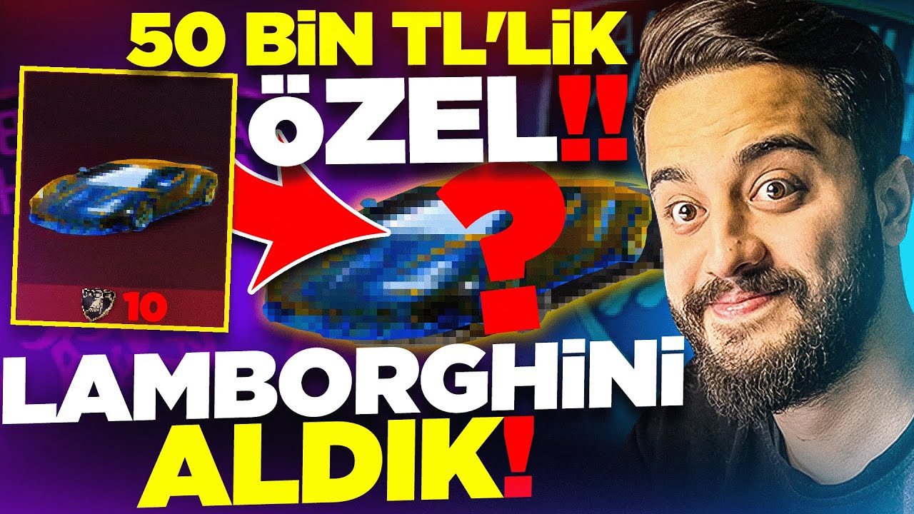 10 ANAHTAR İLE ALINAN ÖZEL LAMBORGHİNİ ALDIK! (ŞAHESERİN ÖTESİ) PUBG Mobile
