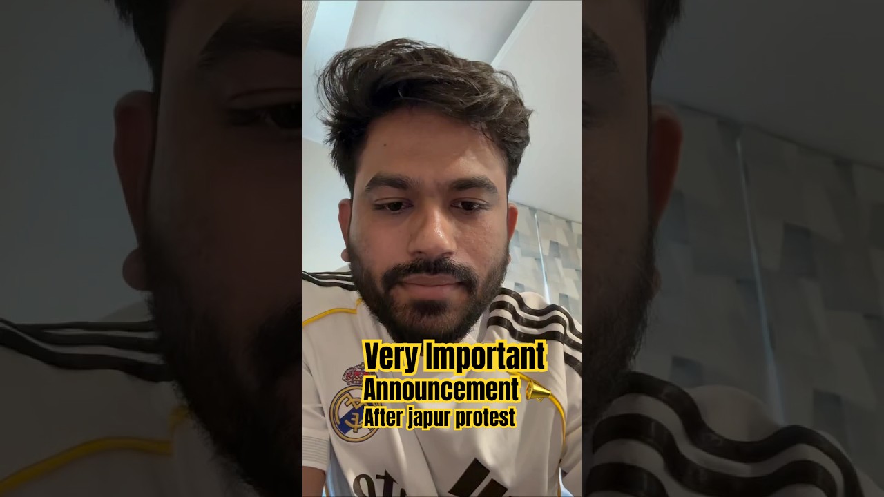 Very important Announcement 📣 After Jaipur Project | Watch Complete Video #cjp #abhijeet #protest
