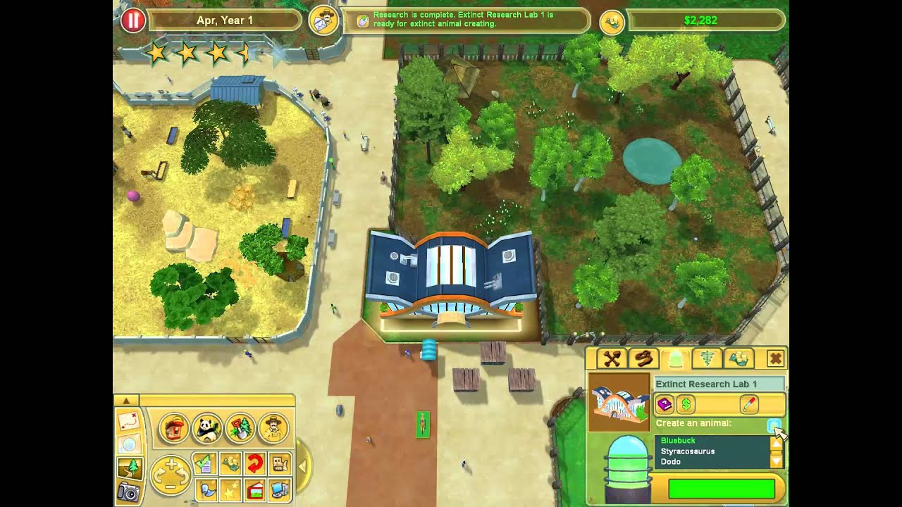 Zoo Tycoon 2 - Extinct Animals: T-Rex Trouble Walkthrough PC | Non-commentary