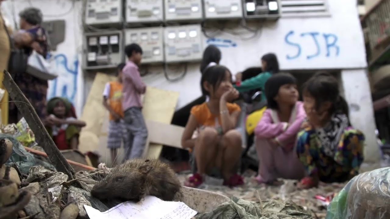 Camboya. Niños víctimas de la miseria.