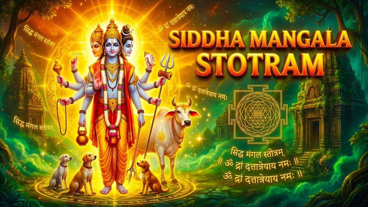 Siddha Mangala Stotram | Guru Dattatreya Swamy Songs | Powerful Dattatreya Song | Datta guru Mantra