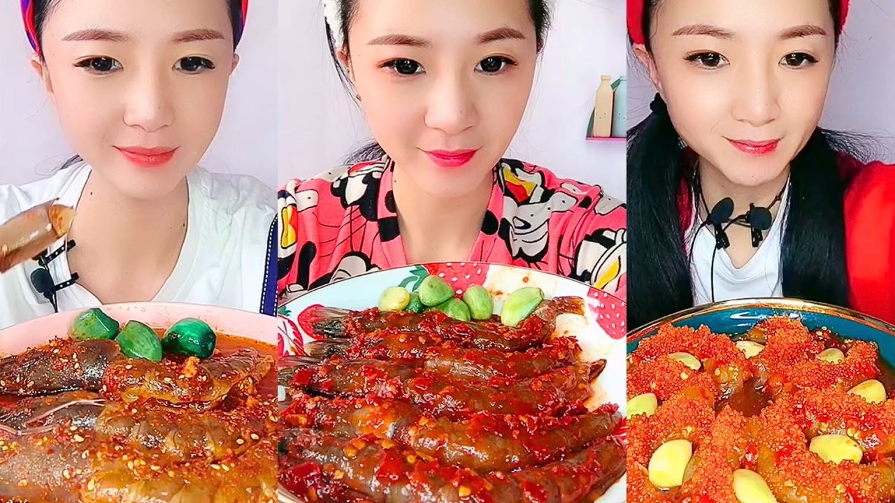 Satisfying Eating Sounds with Colorful ASMR Crunchy Mukbang Compilation #258