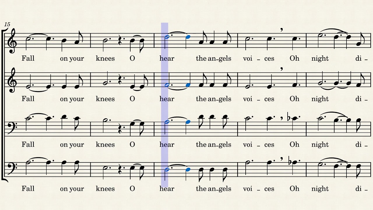 Oh Holy Night - SATB Choir Version