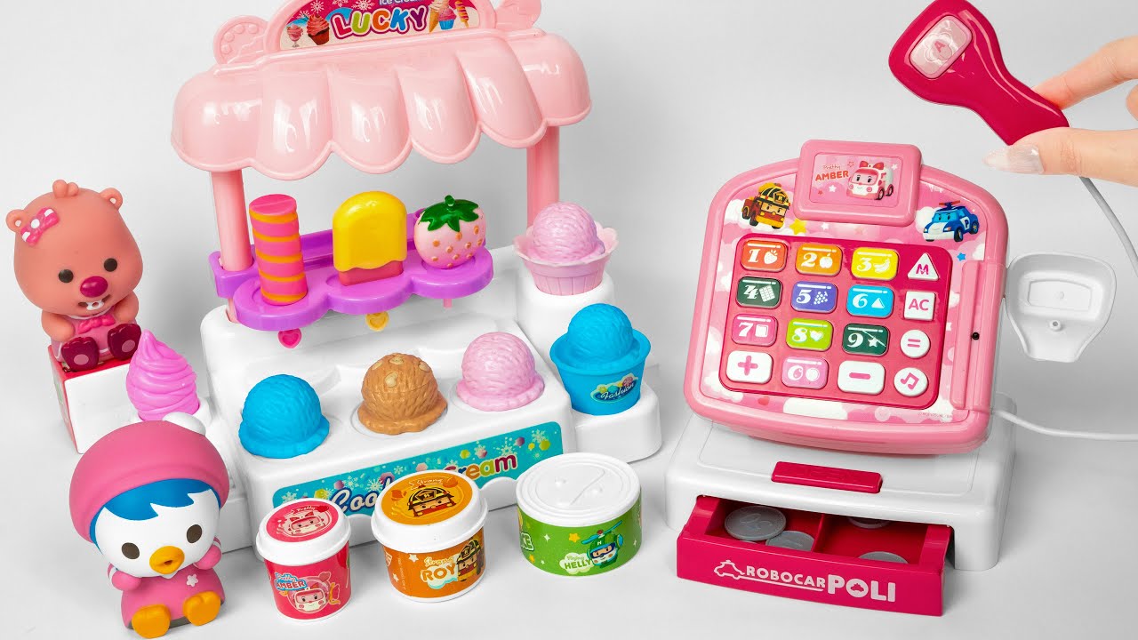 LIVE: Robocar Poli Automatic Cash Register Playset 🛒 로보카 폴리 자동 계산대 놀이 세트 🚓 Satisfying Unboxing