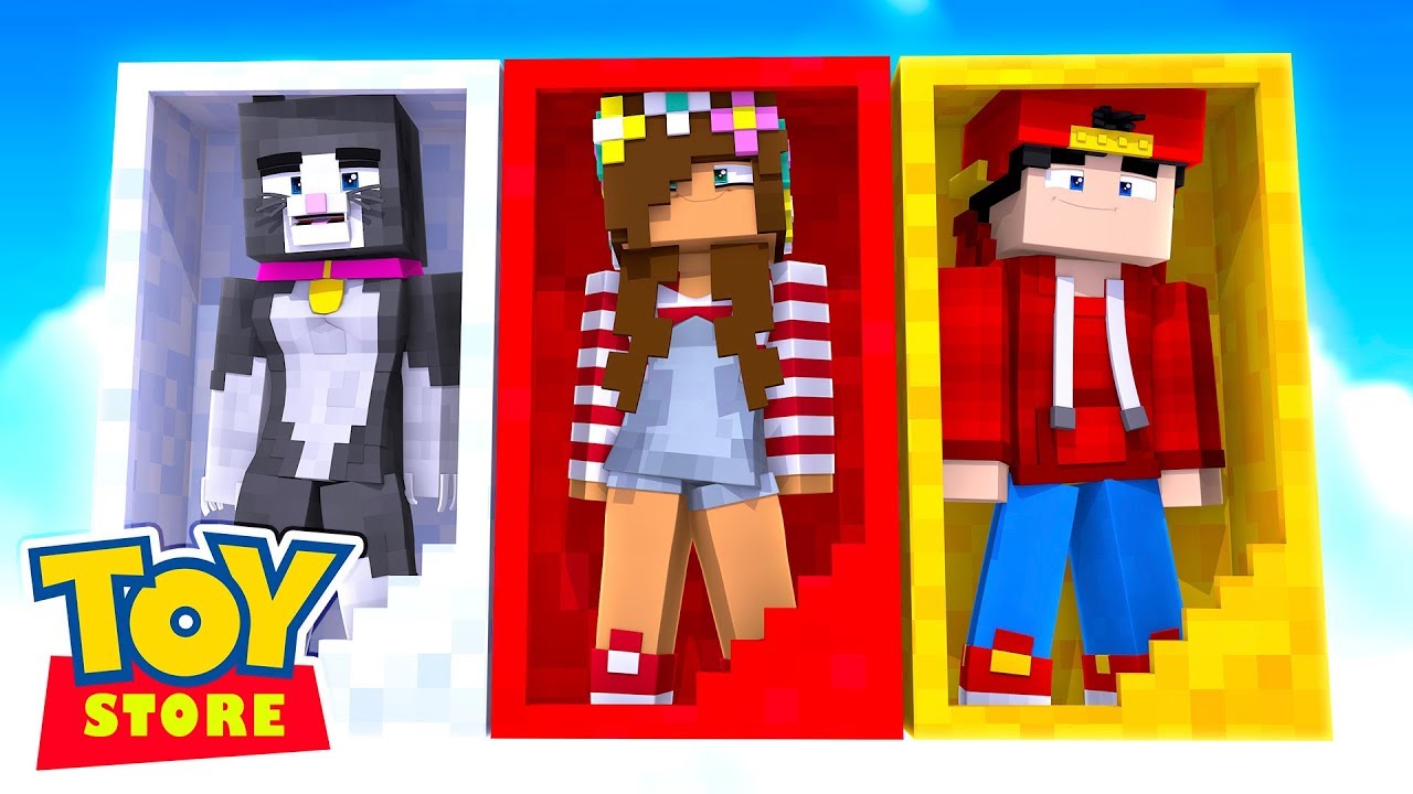 A SECRET REUNION! w/Little Carly (Minecraft Toystore).