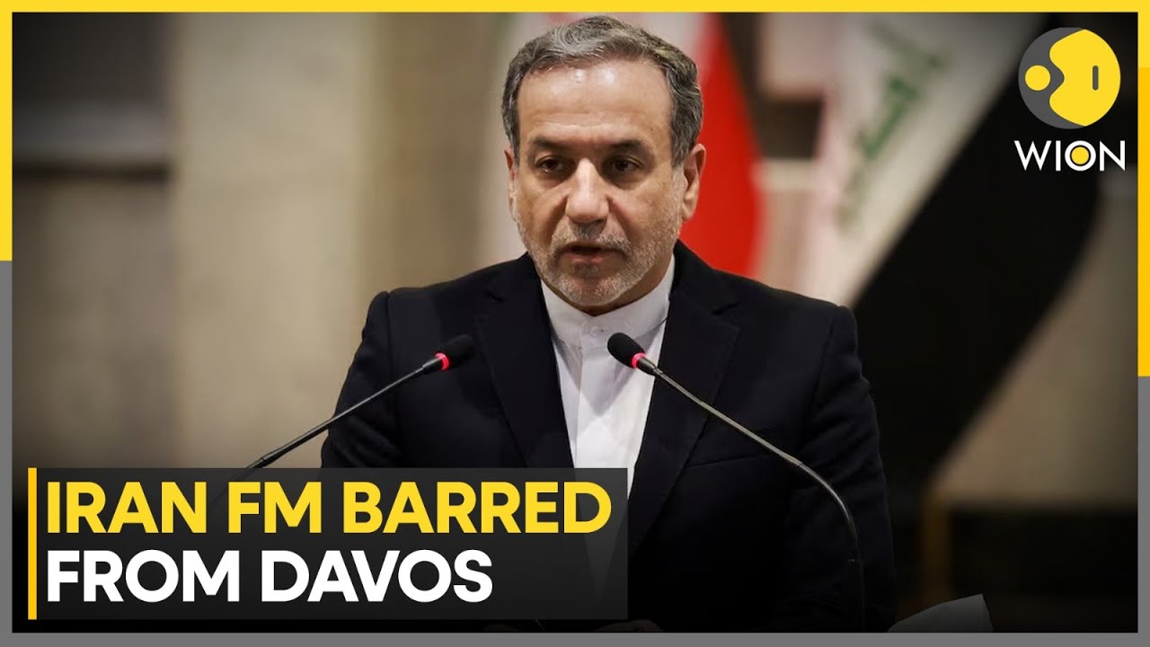 WEF Withdraws Iran FM Invitation Amid Deadly Crackdown on Protesters | WION