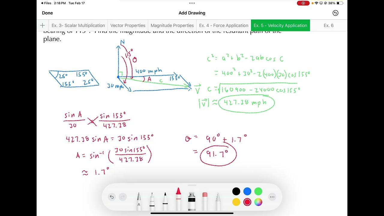 HPC 8.1 - Geometric Representations of Vectors #2 