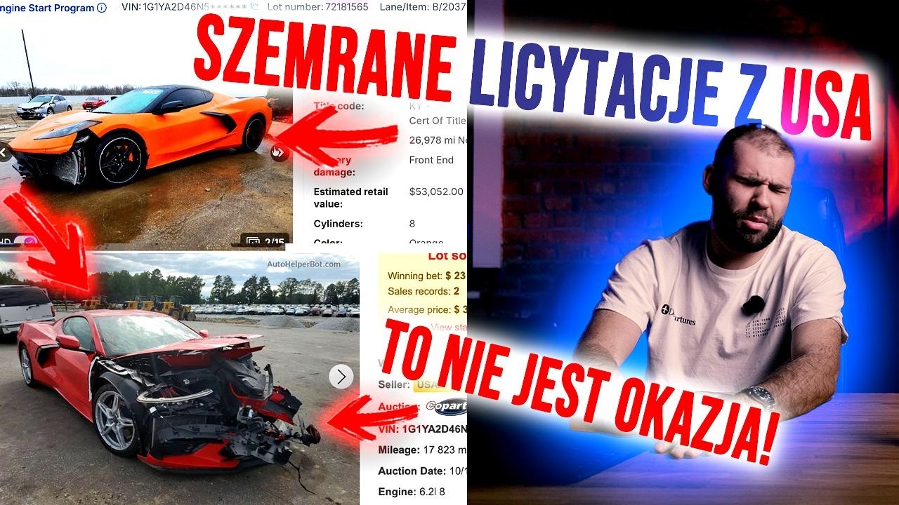 Największe oszustwa na aukcjach aut z USA! Na tym stracisz pieniądze! | #1