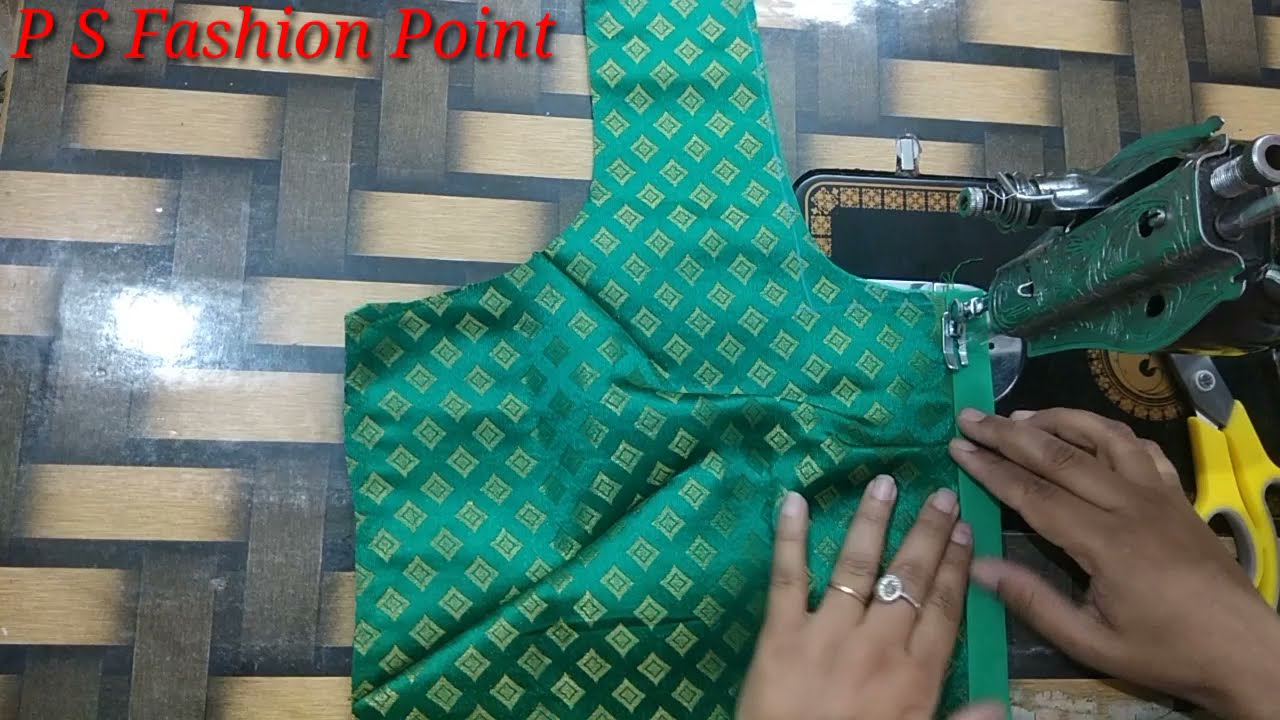 Blouse hook eye patti stitching Hindi. Blouse hook patti cutting and stitching