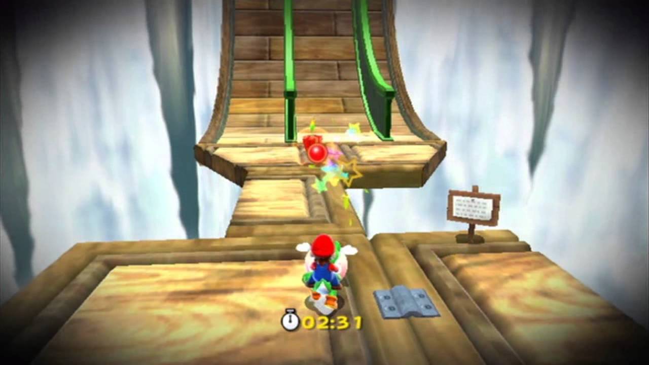 Super Mario Galaxy 2 - Monde 2 - Chutes abruptes : Yoshi, le dino turbo