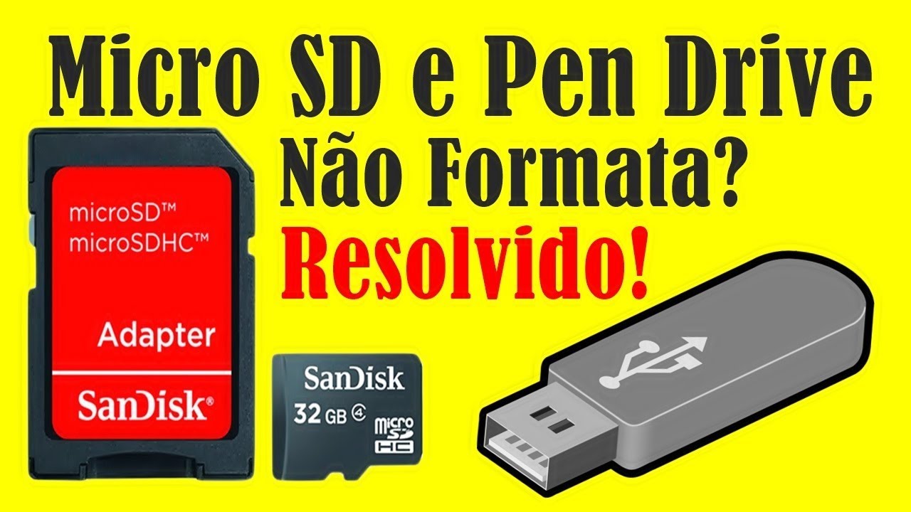 Cartão de Memória não Formata (Resolvido).