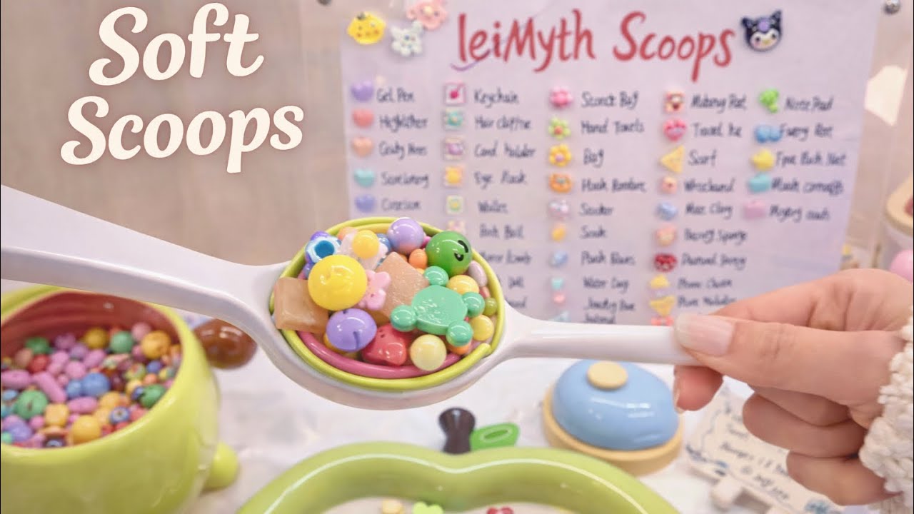 Soft Charm Scoop Orders 🌸 ASMR