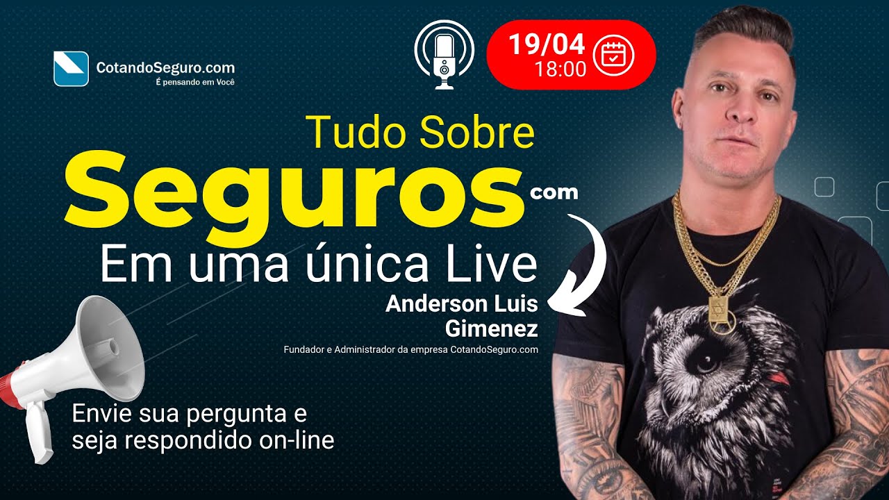 🔥 Tudo Sobre Seguros em uma única Live - CotandoSeguro.com