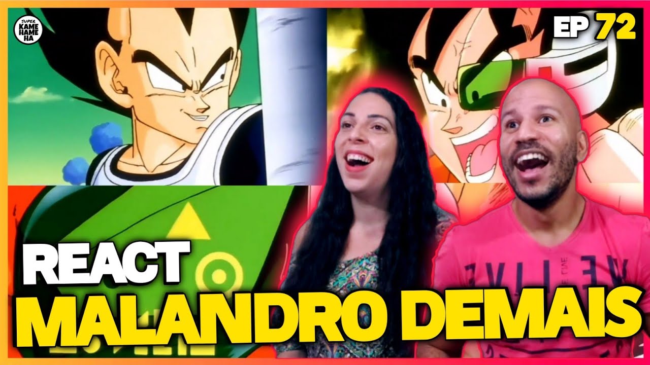 REACT DRAGON BALL Z EP 72 [SAGA FREEZA] O PLANO DE VEGETA!
