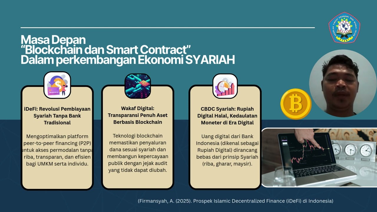 TUGAS APLIKOM: “Sinergi Blockchain dan smart contract dalam  ekonomi dan perbankan syariah