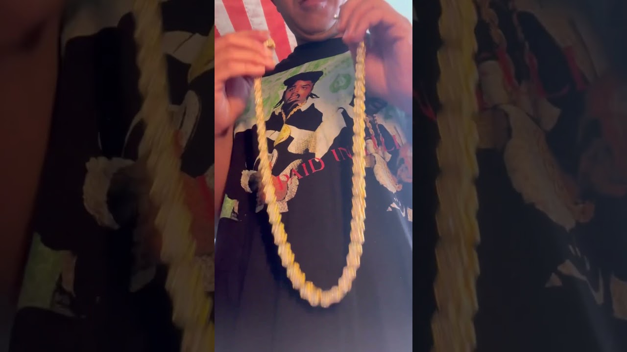 Iced Bike Chain Necklace from @GuuJewelry #streetwear #jewelry #bikechain #hiphop #guujewelry