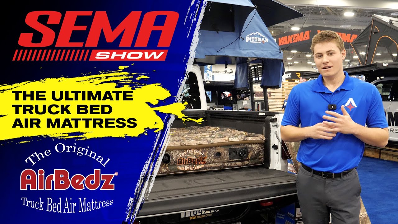 2024 SEMA Show AirBedz Camping Air Mattress #camping #truckbedcamping #overlanding