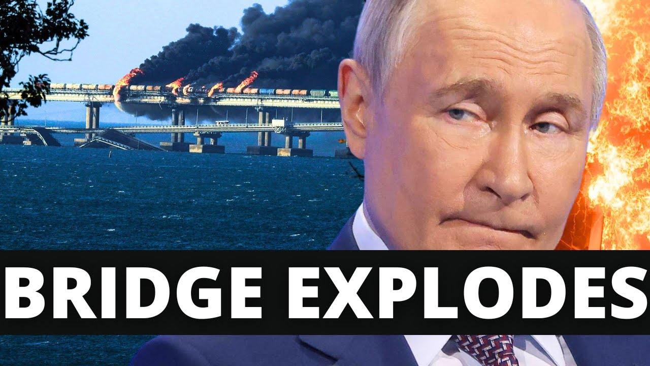 BREAKING: Kerch Bridge MASSIVE EXPLOSION; Russian Air Force General KILLED | The Enforcer News