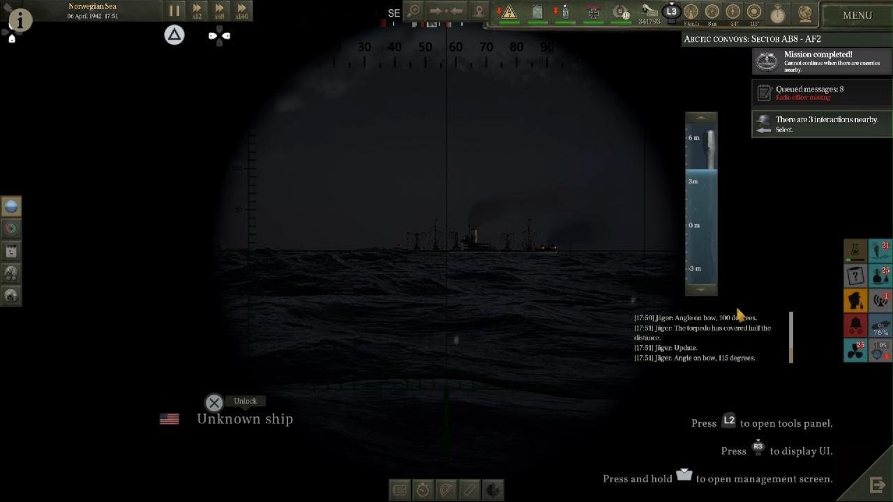 UBOAT- Freighter collision survived