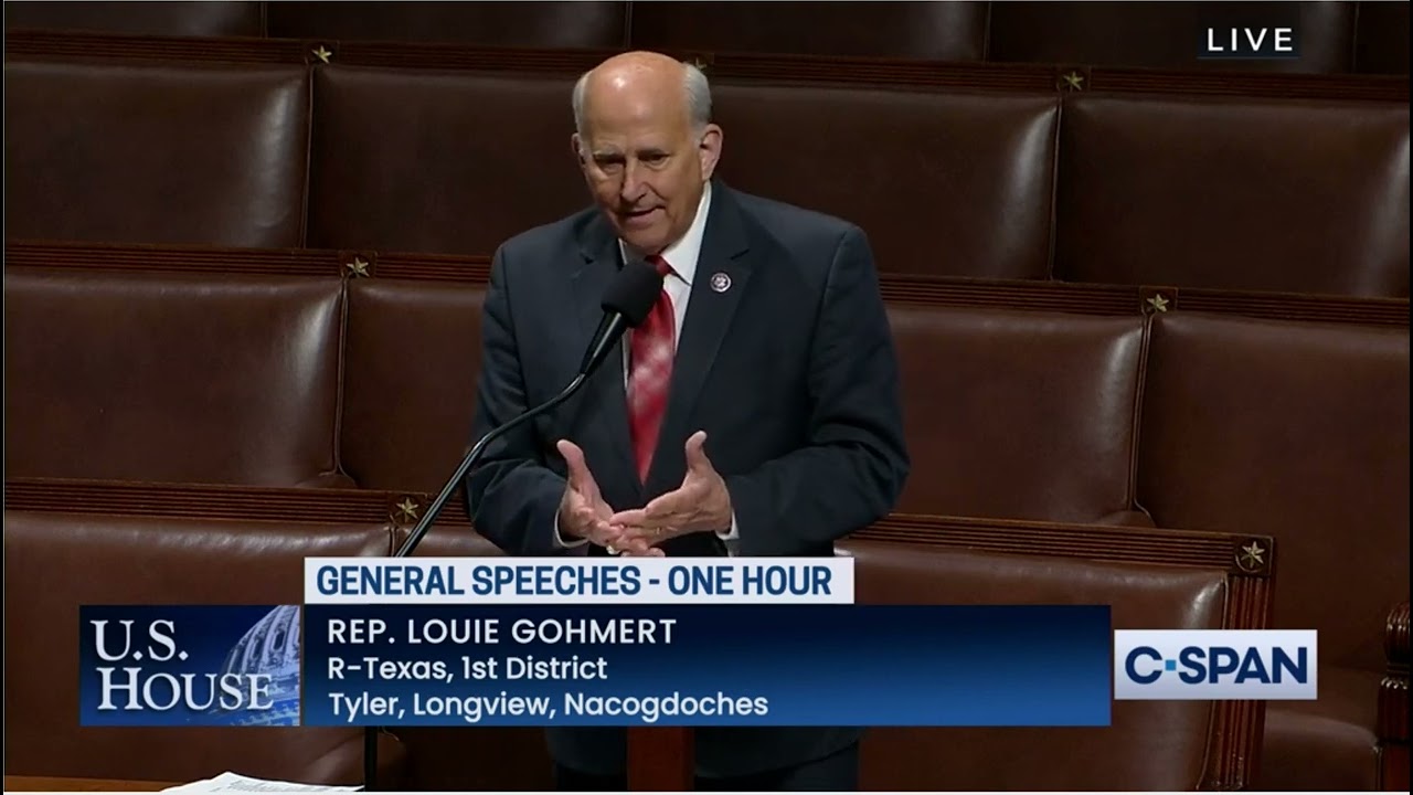 Congressman Louie Gohmert Speech Reads from the Crime Prevention Research Center's Op-ed at Newsweek