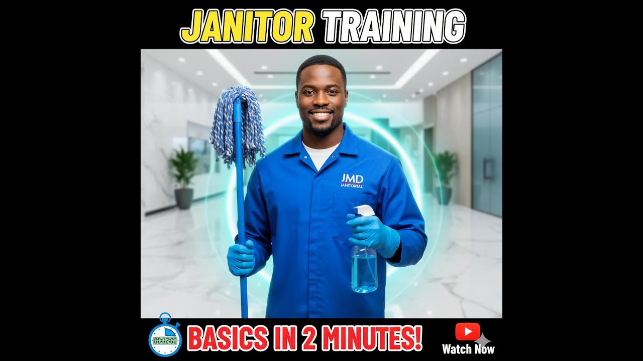 Janitor Training Basics in 2 Minutes!