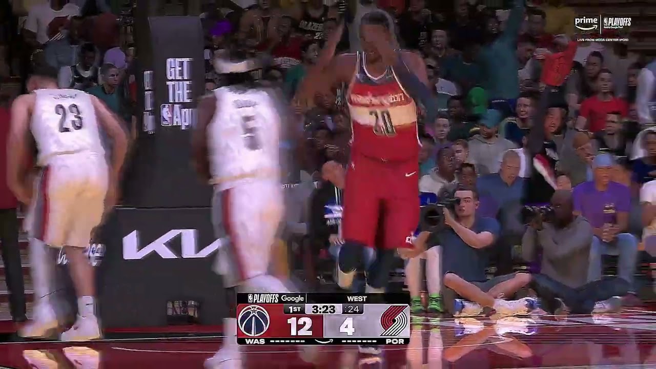 NBA 2K26 мод на экстремальный реализм. Wizards против Trailblazers