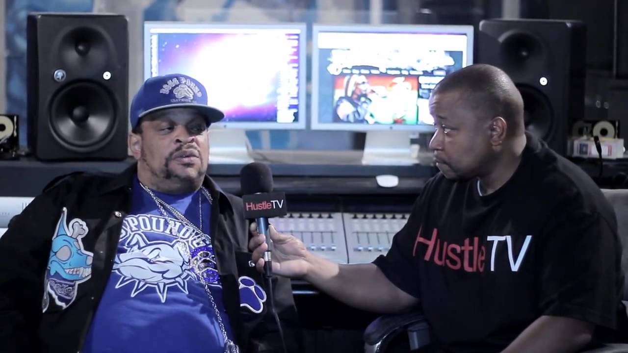 Bigg A Exclusive HustleTV Interview at Serious Pimp Records Doggystyle Studio!