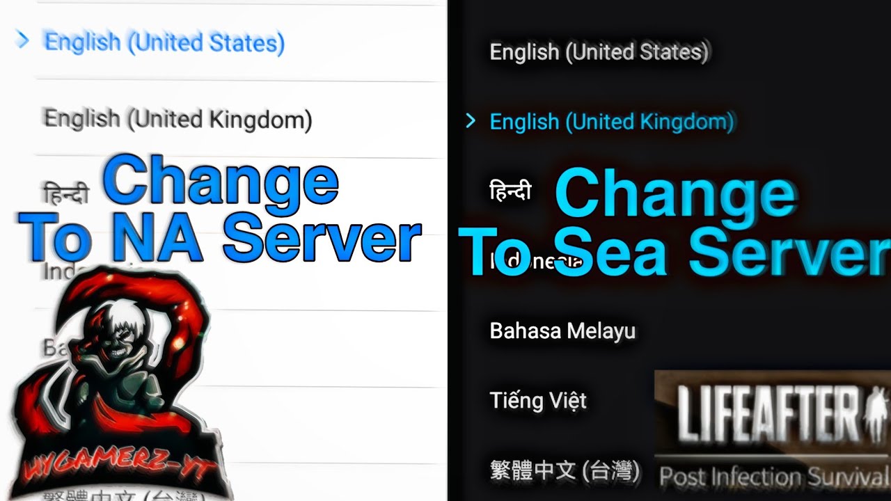 (Tutorial) How To Change Server NA TO SEA LifeAfter Global