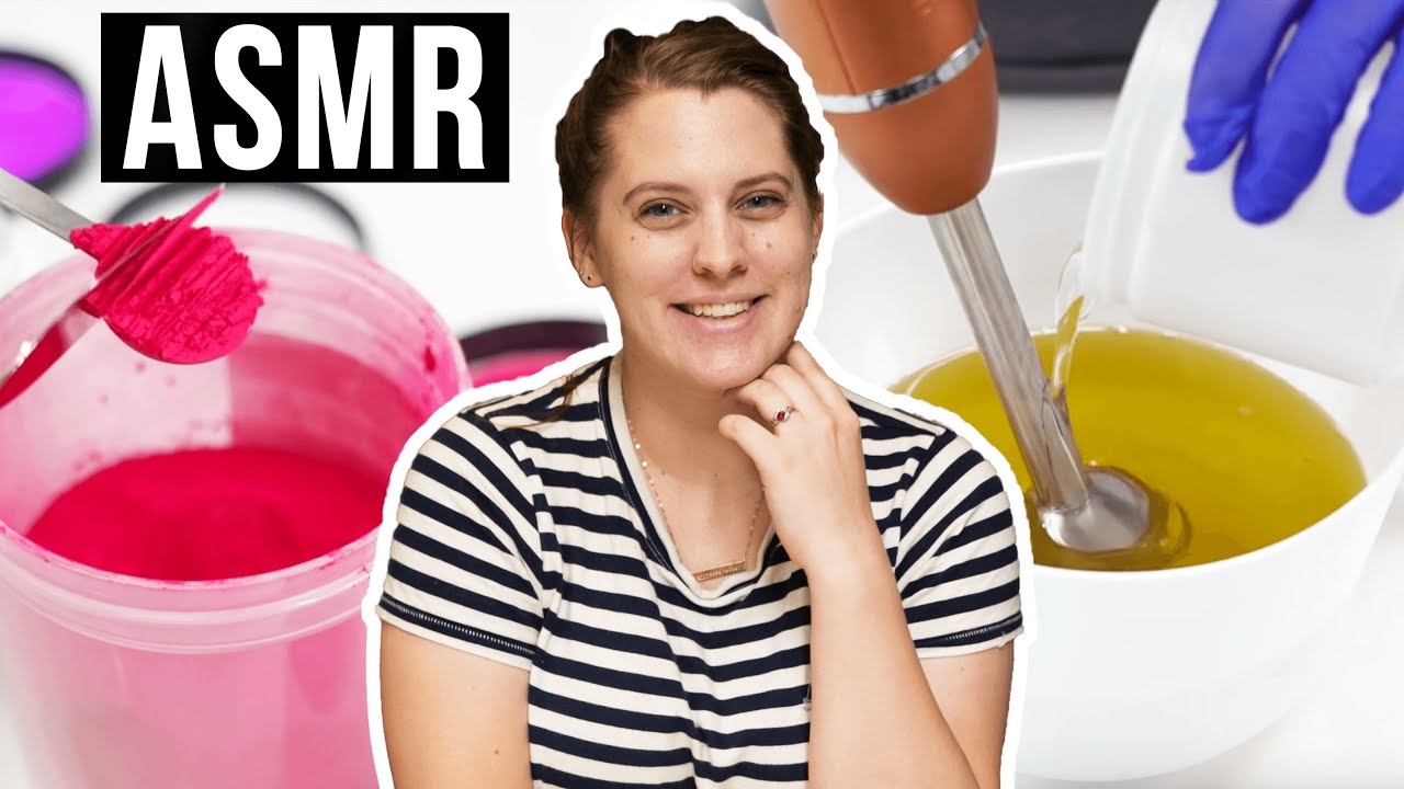 I Tried ASMR Soap Making : Tapping, Soft Spoken, Scratching | Royalty Soaps