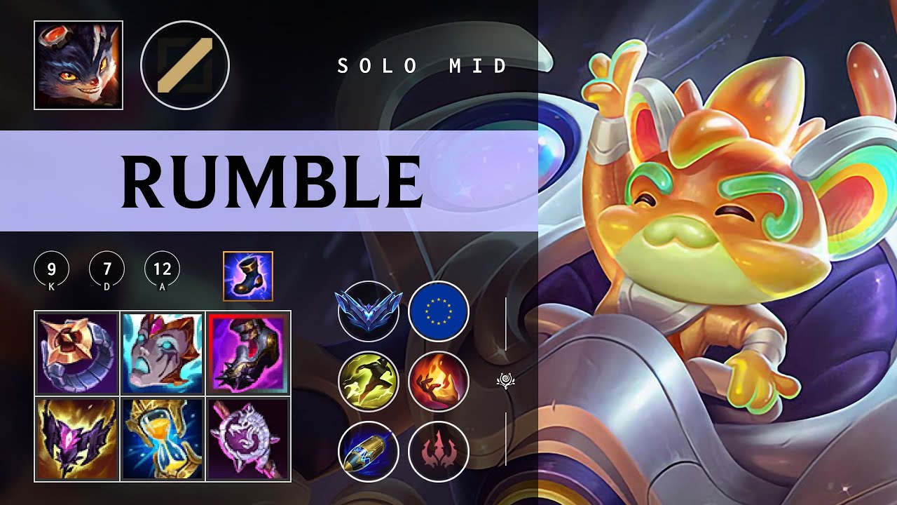 Rumble Mid vs Yasuo - EUW Diamond Patch 26.01