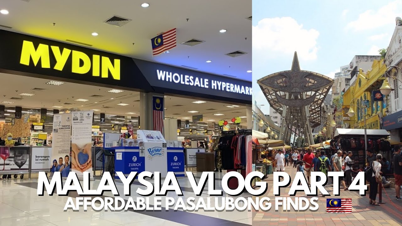 MALAYSIA 2024  VLOG  Affordable Pasalubong MYDIN + Central Market
