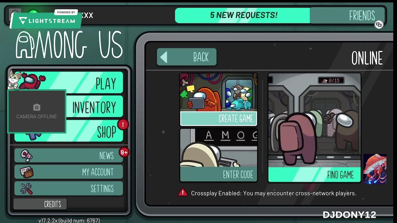 Among Us Live!!! Subscribe To Join!!!! Use Creator Code NBA2K15ERIC!!!!!!!!