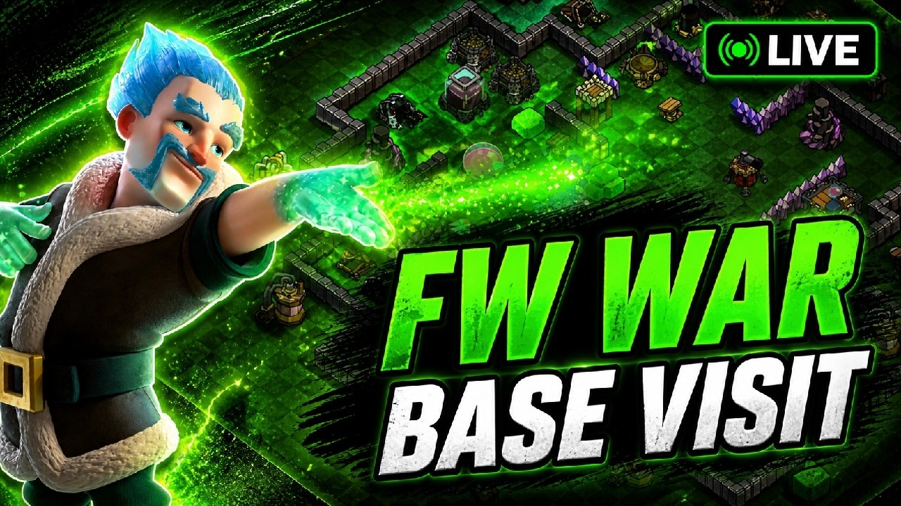 🔥CLASH OF CLANS BASE VISIT AND SUMMAR RC SKIN GIVEAWAY
