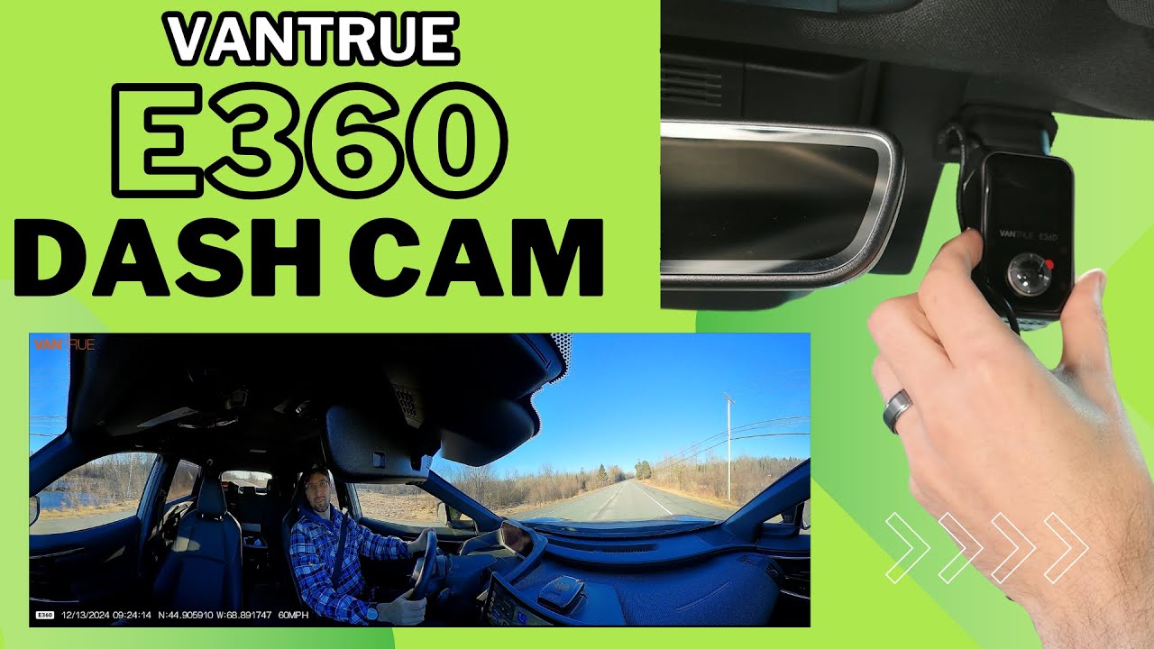 Vantrue E360 - 360 Degree Field of View Dash Camera - Install and Demo - 2024 Subaru Solterra