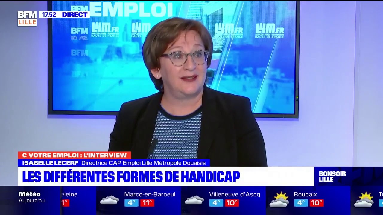 Missions du Cap Emploi dans l'émission C VOTRE EMPLOI BFM TV Grand lille