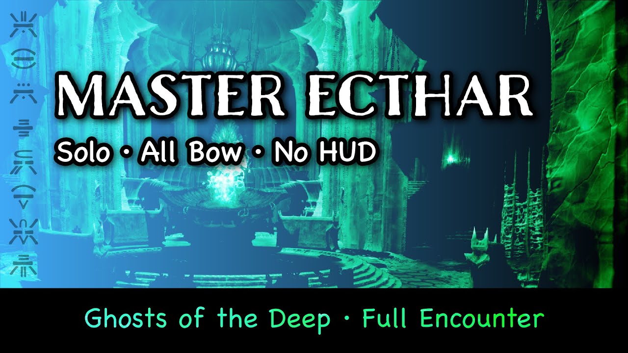 2 YEARS TO COMPLETE: Solo, Flawless, ALL-BOW, NO HUD ~MASTER~ Ghost of the Deep, Boss 2 encounter