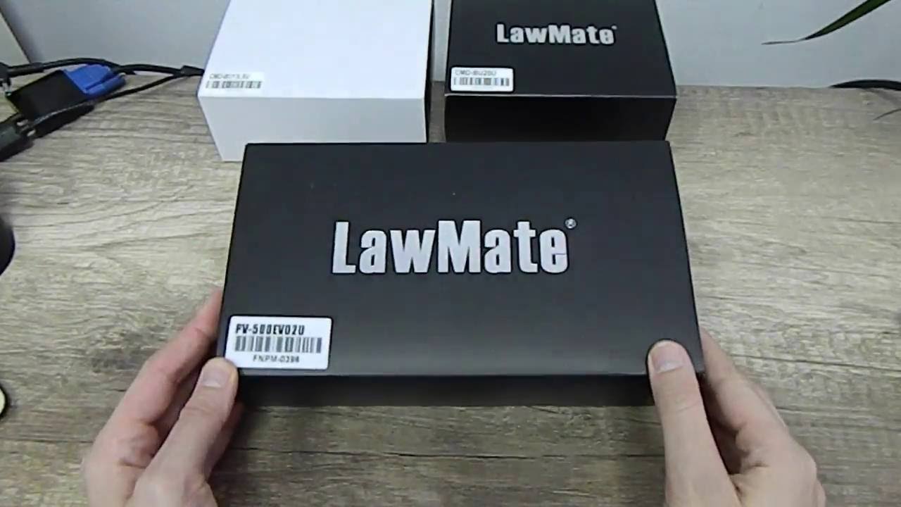 LawMate PV-500EVO2U DVR con telecamere CMD-BU20U & CMD-BU13LXU