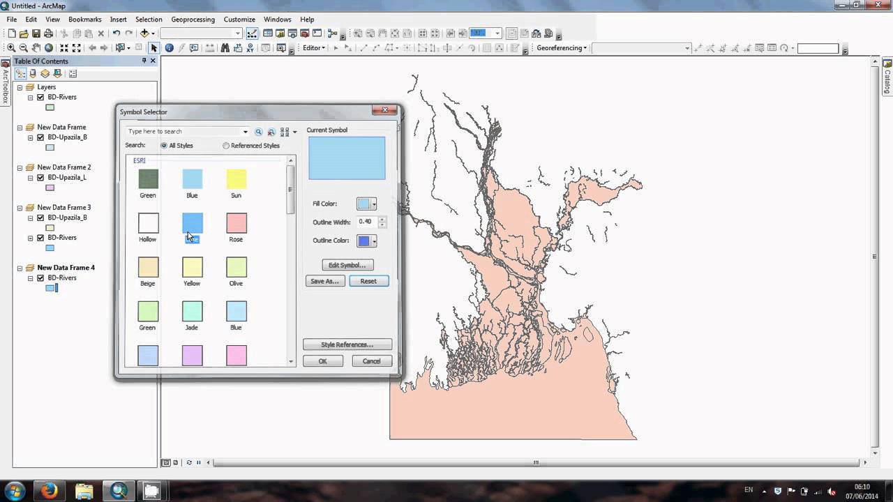 ArcGIS: Map Projection Tutorial