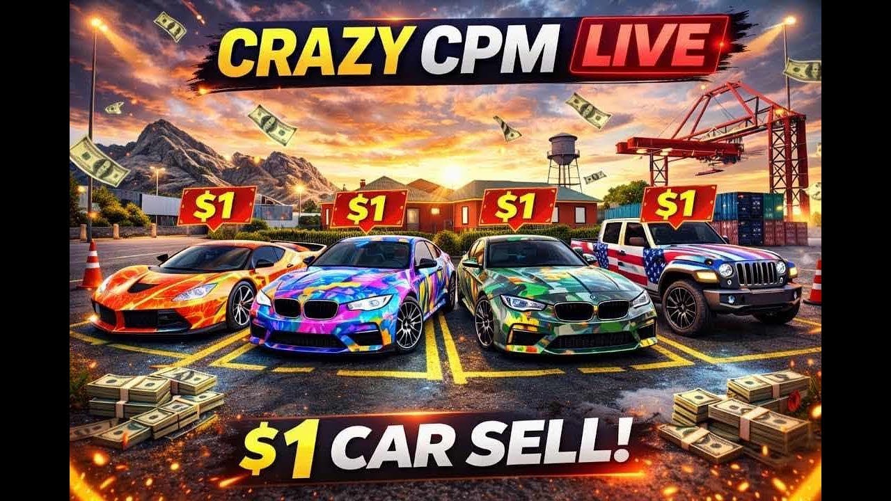 🚗 BIGGEST CAR GIVEAWAY EVER! 🔥 | Win Rare Cars LIVE 😱 | CRAZY CPM STREAM