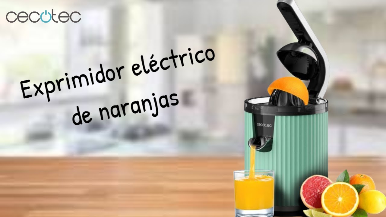 Exprimidor eléctrico CECOTEC🍊600W y pura calidad!