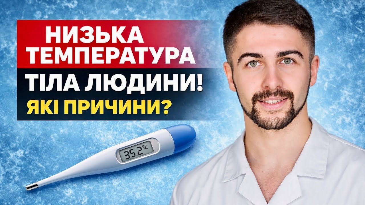 Низька температура тіла людини. Які причини? 