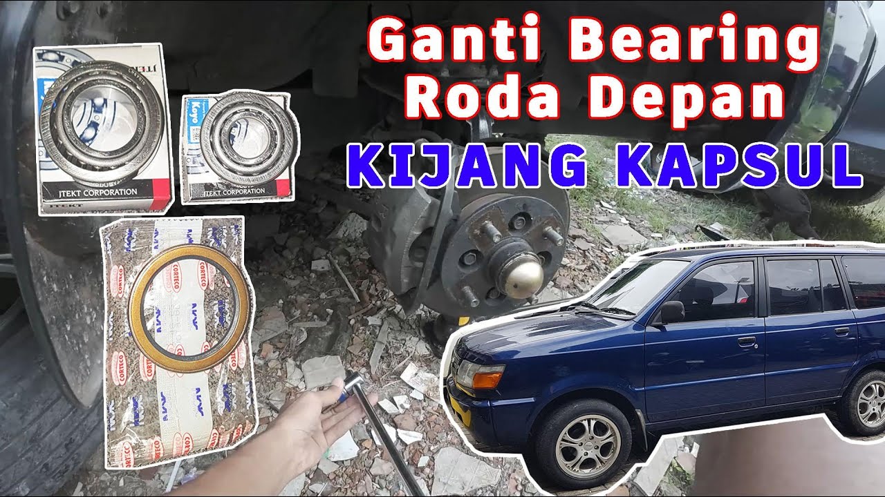 Ganti Bearing Roda Depan Kanan Kijang Kapsul | LGX ADVENTURE #kijangkapsul #kijanglgx