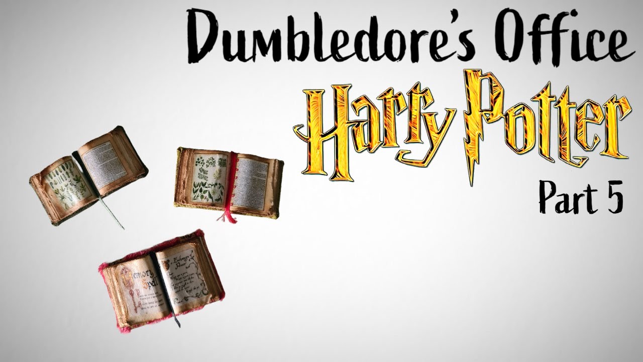 Creating Miniature Books and other things | Harry Potter miniature