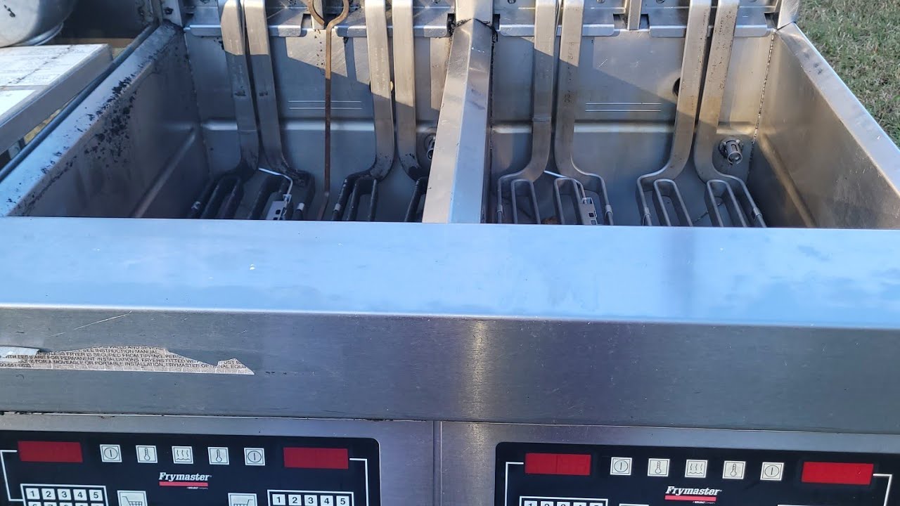 Frymaster Industrial Electric Fryer, Frying Pot: Removal