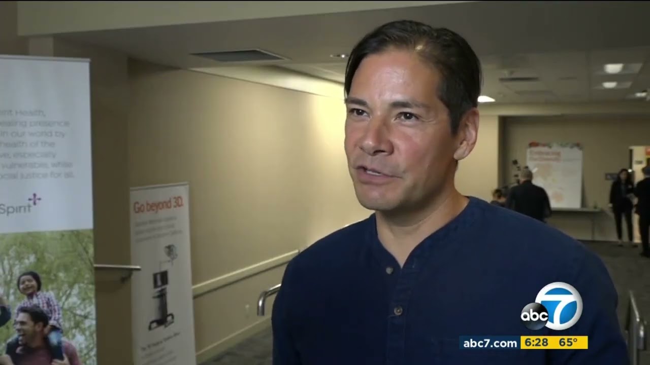 Marathon Runner Glen Phillips Thanks Glendale Memorial Hospital Team for Saving His Life (ABC 7)